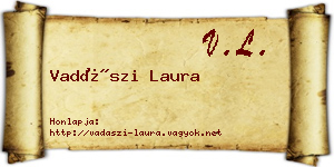 Vadászi Laura névjegykártya
